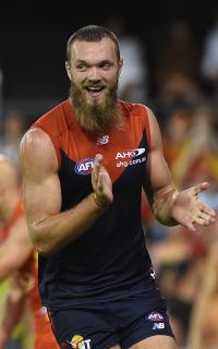 AFL 2016 Rd 07 - Gold Coast v Melbourne Max Gawn was the dominant big man on the ground - ${keywords}